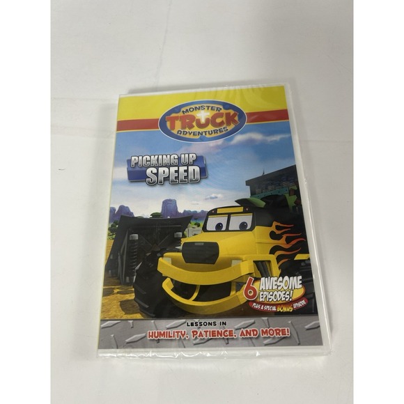 Monster Truck Adventures Picking Up Speed (DVD)  Biblical Lesson‎ New Sealed - Picture 1 of 4